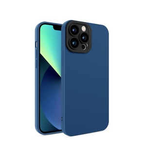 Sonstige Marke, iPhone 12 Pro Gummi Case Hülle Air Cushion Fallschutz + Kameraschutz - Blau / Schwarz, 