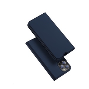 Dux Ducis, Dux Ducis - iPhone 13 Pro Flip Wallet Cover Leder Tasche - Dunkelblau