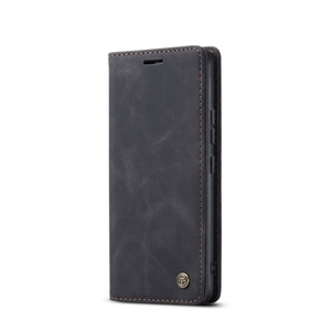 CaseMe, Caseme - Xiaomi 12 Pro Leder Tasche Flip Wallet Etui mit Kartenfächern - Schwarz, 