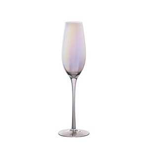 Sonstige Marke, (250ml) Irisierendes Sektglas Rainbow Prosecco Glas, 