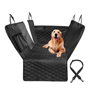 Sonstige Marke, (205x147cm) Auto Rücksitz Hundedecke Wasserfeste Abdeckung mit Reissverschluss + Sichtfenster - Schwarz, 