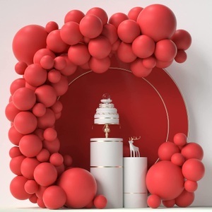 Sonstige Marke, (184-tlg. Set) Party Ballons Latex Luftballons - Rot, 
