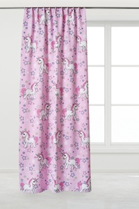 Casa Leon, Casa Leon - (140x250cm) Einhorn Fertigvorhang Home Verdunklungs Gardine (4599-320) - Rosa, 