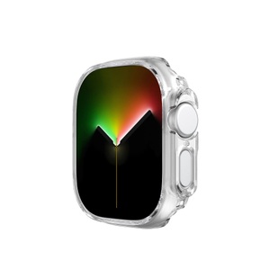 Sonstige Marke, Apple Watch Ultra (49 mm) Gummi Bumper Hülle - Transparent, 