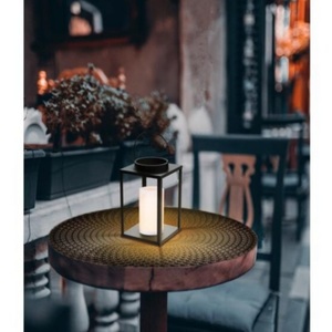 Schönenberger Elektro, Schönenberger Elektro - Castor LED Solar Lampe Outdoor Metall Laterne Spritzwassergeschützt IP44 (15x25cm) - Warmweiss, Schönenberger CASTOR Solarleuchte Schwarz