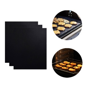 undefined, 6er Pack Universal BBQ Grillmatte für Grill und Backofen (34x24cm) - Schwarz, 