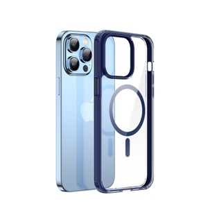 Dux Ducis, Dux Ducis - iPhone 14 Pro Max MagSafe Hybrid Hardcase Hülle TPU Bumper + Kunststoff Rückseite - Blau / Transparent, 