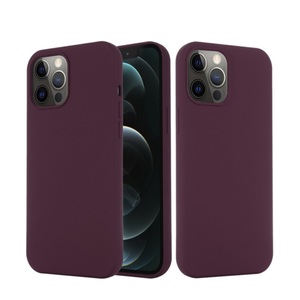 Sonstige Marke, iPhone 14 Pro Max MagSafe Soft Touch Silikon Case Hülle - Weinrot, 