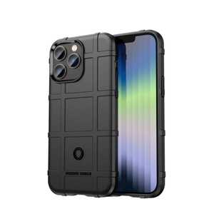 Sonstige Marke, iPhone 14 Pro Max Outdoor Gummi Schutzhülle Anti-Shock - Schwarz, 