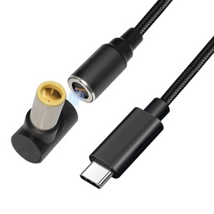 Sonstige Marke, (100W / 1.8m) Lenovo IBM Thinkpad Magnetischer USB C Power Delivery Ladeanschluss Adapter Konverter inkl. USB C Kabel (7.9x5.5mm), 