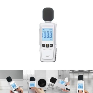 ATuMan, ATuMan - FB1 Digitaler Dezibel Tester Schallpegel Messgerät mit LCD Display und Speicherfunktion (30-130dBA) - Weiss, 