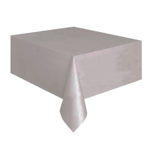 Sonstige Marke, (180x137cm) Deko Tischdecke Party Dekoration Tisch Tuch Uni Design - Grau, 