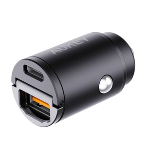 Aukey, AUKEY Car Charger Enduro 30W PD CC-A3 2-Port,USB-A&C, Aukey Car Charger Enduro 30W PD, 2-Port,USB-A&C, CC-A3