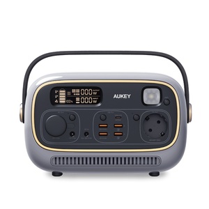 Aukey, Aukey PowerStudio Station 300, RE 03-GREY, (82500 mAh), AUKEY PowerStudio 300 - Tragbare Powerstation (Grau)