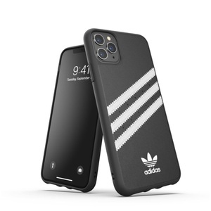 Apple, adidas Originals - iPhone 11 Pro Moulded Case PU Leder Hülle (36279) - Schwarz / Weiss, 