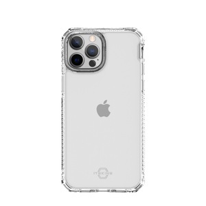 ITSkins - iPhone 13 Pro Hybrid Clear Antimikrobielle Schutz Hardcase Hülle (Fallschutz 3 Meter) - Transparent