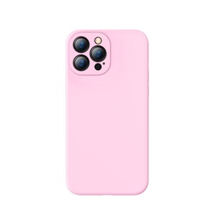 Baseus, Baseus - iPhone 13 Pro Max Silikon Case Soft Touch Hülle + Kameraschutz - Rosa, Baseus - iPhone 13 Pro Max Silikon Case Soft Touch Hülle + Kameraschutz - Rosa