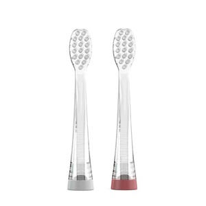 undefined, (2er Set) Nuvita - Ersatz Zahnbürstennkopf für Ultraschall Baby / Kinder Zahnbürste (1511) - Grösse L, nuvita Ersatzbürsten Köpfe Medium 12M+ 1151 (2 Stk)