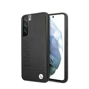 BMW, BMW - Samsung Galaxy S22 5G Silikon Hardcase Hülle Big Logo (BMHCS22SSLLBK) - Schwarz, 