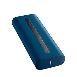 cellularline, Cellularline - (20W) Thunder 20000mAh USB / USB C Power Bank Ladegerät Power Delivery Quick Charge (PBNEWTANK20000B) - Blau, CELLULAR LINE THUNDER 20000 - Powerbank (Blau)