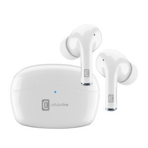 cellularline, Cellularline - VIVID Bluetooth 5.0 In-Ear Kopfhörer Active Noise Cancelling Headset + Lade Case (BTVIVIDTWSW) - Weiss, CELLULAR LINE Vivid - True Wireless Kopfhörer (In-ear, Weiss)