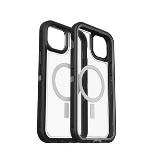 OTTERBOX, Otterbox Defender XT Case Apple iPhone 14 Plus Transparent, Schwarz, 