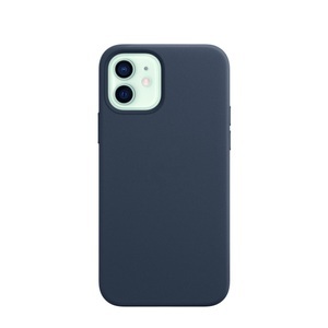 Sonstige Marke, iPhone 12 / iPhone 12 Pro MagSafe Leder Case Schutzhülle - Dunkelblau, 