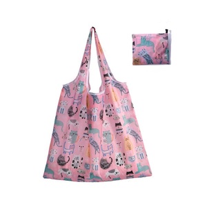 Sonstige Marke, (40x45cm) Faltbare Polyester Einkaufstasche Wiederverwendbarer Shopping Bag - Katzen, 