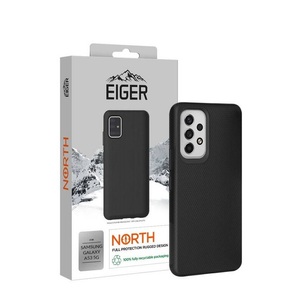 EIGER, Eiger - Samsung Galaxy A53 5G North Case Premium Hybrid Schutzhülle (EGCA00362) - Schwarz, Eiger Samsung Galaxy A53 5G Outdoor-Cover North Rugged Schwarz (EGCA00362)