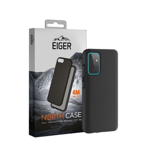 Samsung, Eiger - Samsung Galaxy A72 5G North Case Premium Hybrid Schutzhülle (EGCA00290) - Schwarz, Eiger Samsung Galaxy A72 North Cover Schwarz