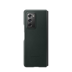 Samsung, SAMSUNG Leather Cover - Schutzhülle (Passend für Modell: Samsung Galaxy Z Fold2 5G), Samsung - Leather Cover Z Fold 2 Grün, Grün