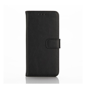 Samsung, Samsung Galaxy A5 (2017) Leder Tasche Hülle mit Kartenetui - Schwarz, 