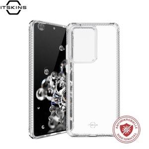 Samsung, ITSkins - Samsung Galaxy A52 5G Hybrid Clear Antimikrobielle Schutz Hardcase Hülle (Fallschutz 3 Meter) - Transparent, 