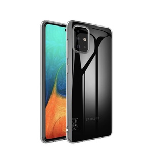 Samsung, IMAK - Samsung Galaxy A71 Gummi Case Ultra Thin Hülle - Transparent, 