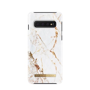 IDEALOFSWEDEN, iDeal of Sweden Samsung Galaxy S10 Hardcase Hülle Carrara Gold (IDFCA16-S10-46), 