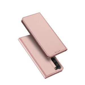 Dux Ducis, Dux Ducis - Samsung Galaxy S23+ Plus 5G Flip Wallet Cover Leder Tasche - Roségold