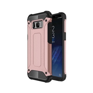 Samsung, Samsung Galaxy S8 Outdoor Hybrid Hardcase Hülle - Roségold / Schwarz, 
