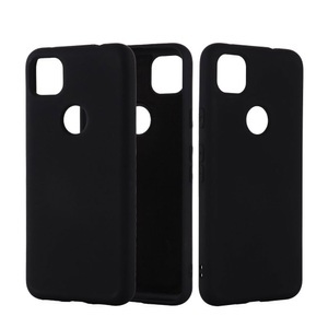 Google, Google Pixel 4a Silikon Case Hülle - Schwarz, 