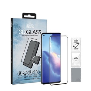 EIGER, Eiger Find X3 Pro 3D Glas Case friendly Displayschutz, 