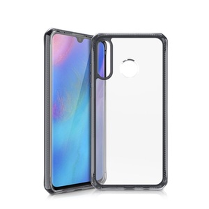 ITSKINS, ITSkins Huawei P30 Lite Hybrid MKII Schutz Hardcase Hülle (Fallschutz 2 Meter) Transparent / Schwarz (HW3L-HYBMK-BKTR), 