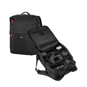 HAMA, Hama - (40x30cm) Matera 200 DSLR Foto Kamera Rucksack Schulter Tasche Spiegelreflexkamera + Regenschutz (00121341) - Schwarz, HAMA Matera 200 - Kamera-Rucksack (Schwarz)