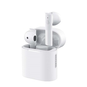SILBER, Haylou (by Xiaomi*) - MoriPods Bluetooth 5.2 aptX Adaptive AAC SBC In-Ear Kopfhörer Headset Noise Cancelling + Ladecase - Weiss, 