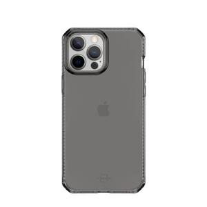 ITSkins - iPhone 13 Pro Spectrum Clear Antimikrobielle Schutz Gummi Hülle (Fallschutz 3 Meter) - Transparent / Schwarz