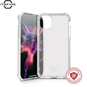Apple, ITSkins - iPhone 11 Pro Max Spectrum Clear Schutz Hardcase Hülle (Fallschutz 2 Meter) - Transparent, ITSKINS Schutzhülle für iPhone 11 Pro Max ? Handyhülle/Handy Tasche