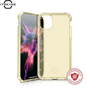 Apple, ITSkins - iPhone 11 Pro Spectrum Frost Gummi Case Hülle (APXE-SPECM-LYEW) - Gelb / Transparent, 