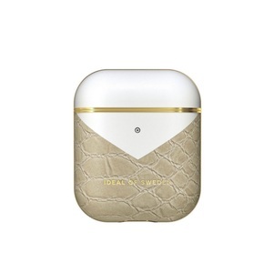 Apple, iDeal of Sweden - AirPods (1. & 2. Generation) Atelier Leder Tasche Schutzhülle Abdeckung (IDFAPC-246) - Wild Cameo, 