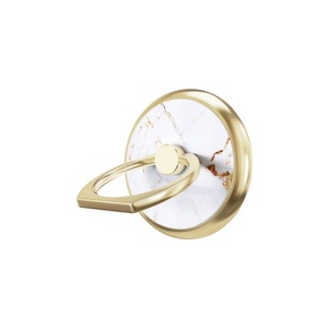 Acer,Apple,Asus,Blackberry,CAT,Google,HTC,Huawei,LG,Microsoft,Motorola,Nokia,OnePlus,Oppo,Samsung,Sony,Wiko,Xiaomi, iDeal of Sweden - Magnetische Finger Griff Ring Halterung 360 Grad für Smartphones + Magneteinlage (IDMRM-46) - Carrara Gold, 