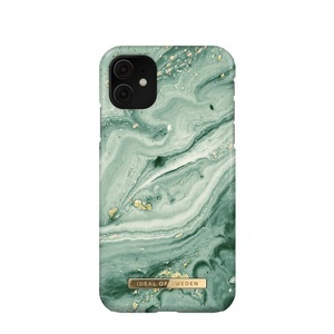 Apple, iDeal of Sweden - iPhone 11 / iPhone Xr Hardcase Hülle (IDFCSS21-I1961-258) - Mint Swirl Marble, 