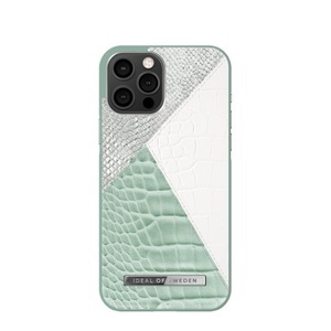 Apple, iDeal of Sweden - iPhone 12 Pro Max Hardcase Hülle Atelier Case (IDACSS21-I2067-268) - Palladian Mint Snake, 