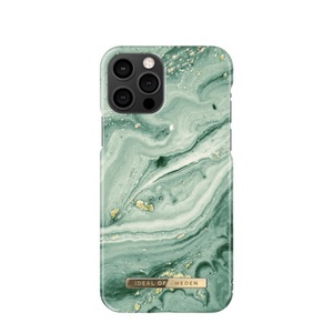Apple, iDeal of Sweden - iPhone 12 / iPhone 12 Pro Hardcase Hülle (IDFCSS21-I2061-258) - Mint Swirl Marble, 